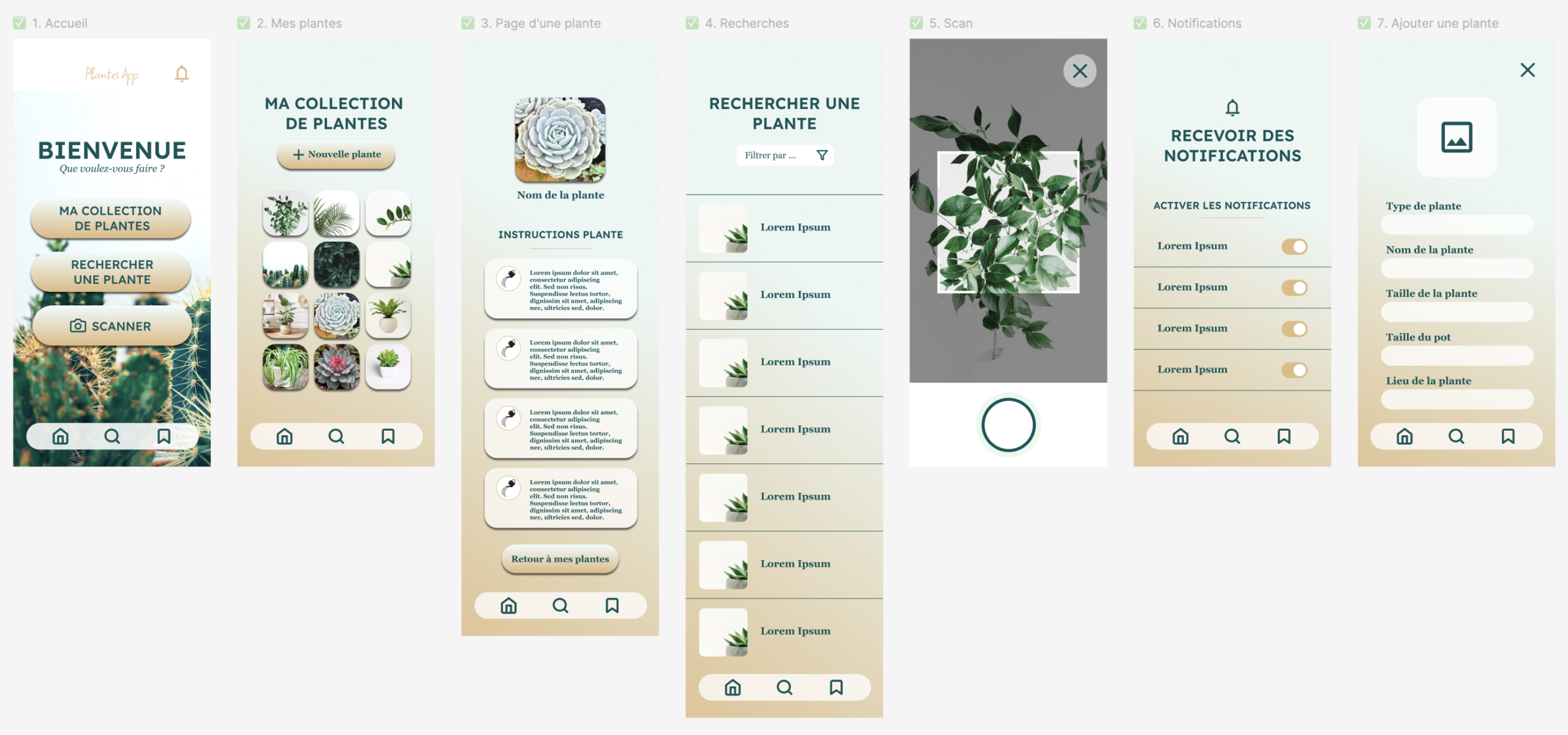 Mockups hi-fi